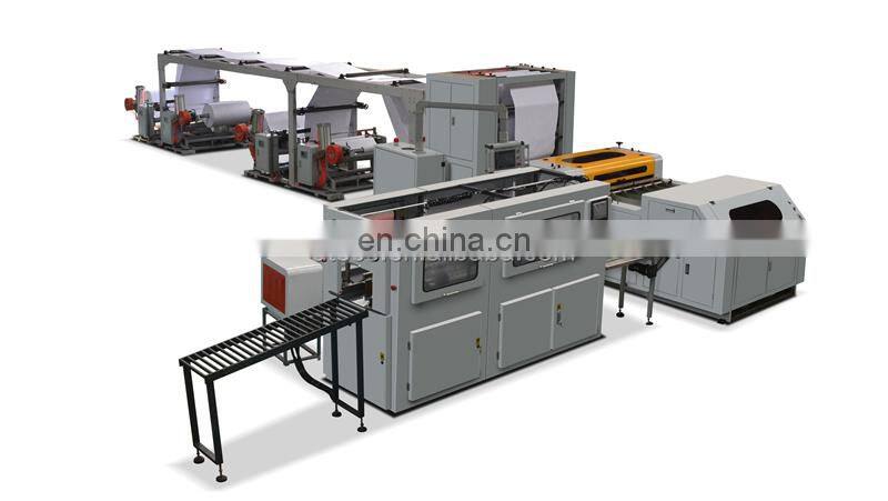 UTHQA4 High Speed 4 unwinding jumbo roll automatic A2 A3 A4 copy paper ream cutting sheeting packing machine