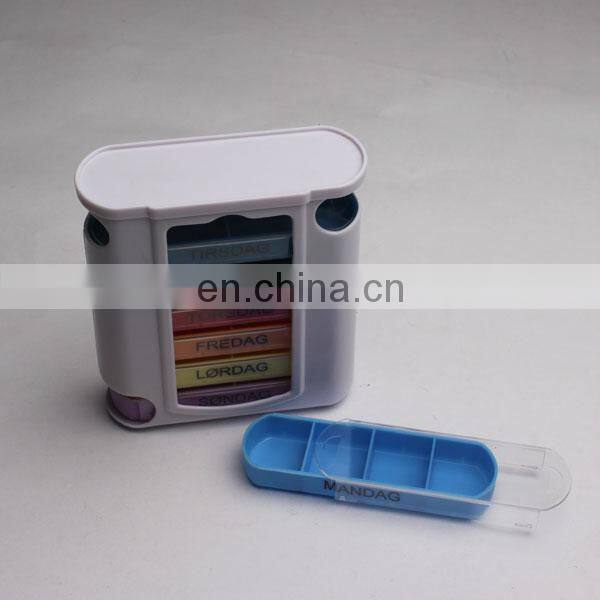 Pinbo Pretty Plastic Weekly Pill Box