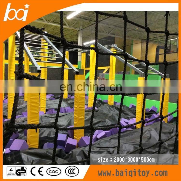 CE factory children kids cheap Indoor play trampoline park with dodge ball