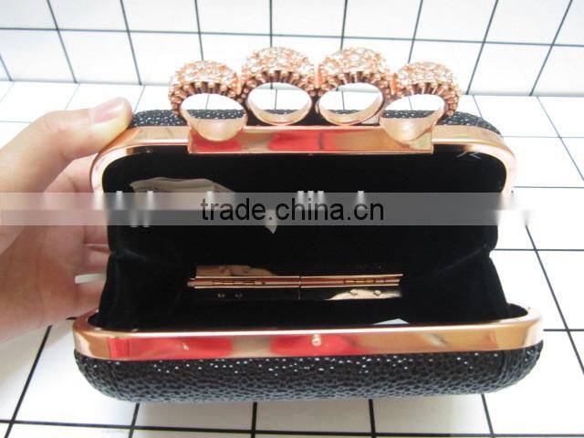 ring plain evening clucth bag party bag evening bag from Dongguan JIachen