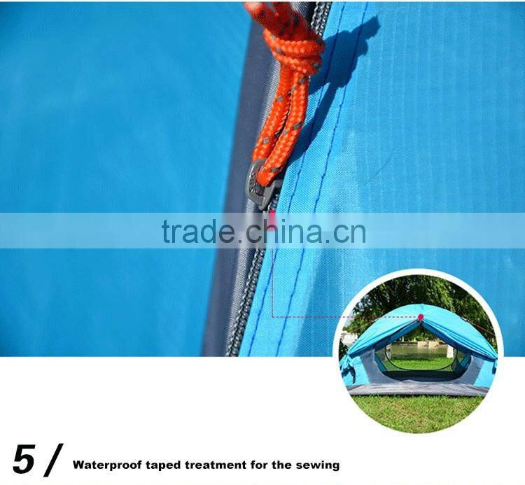 Hotsell Waterproof Double Layer 2 Person 3 Season Aluminum Rod outdoor camping tent