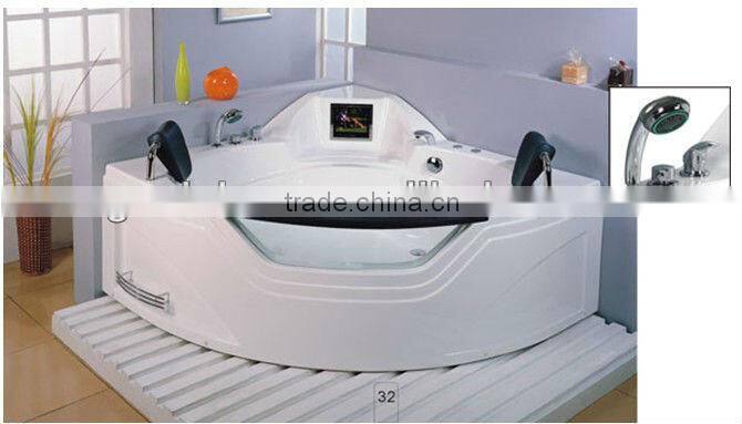 used bathtub with 8'' TV