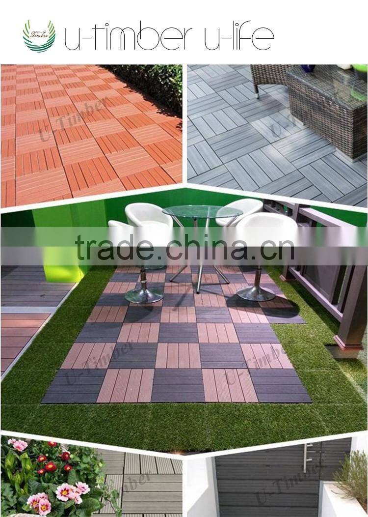 Amazing material wood plastic composite WPC DIY trade in China