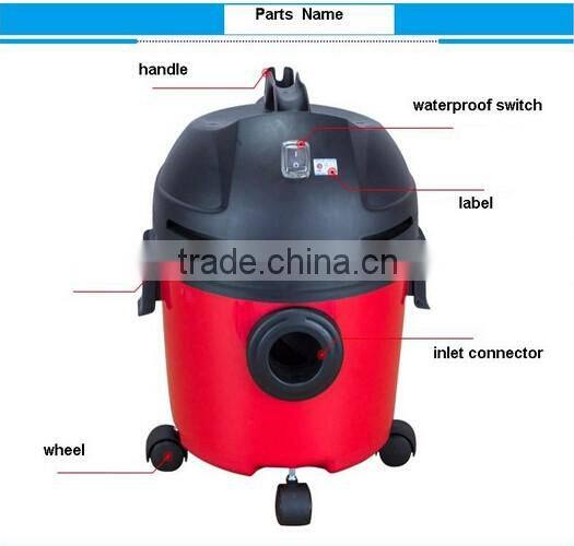 2015 hot sell wet and dry industrial vacuum cleaner