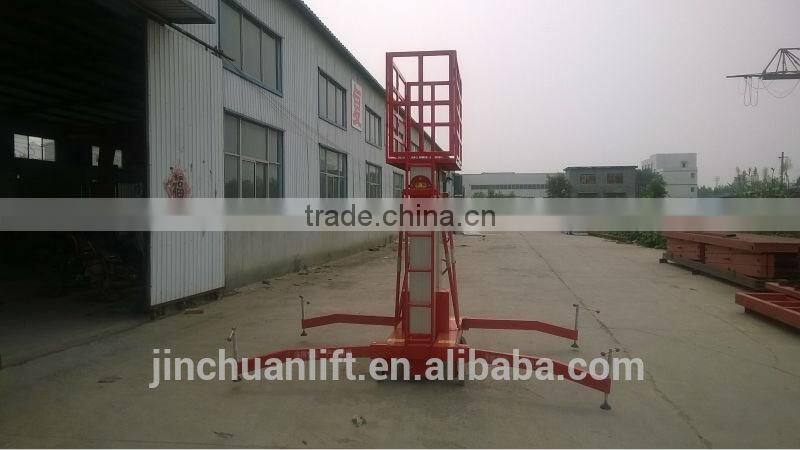 hydraulic aluminum alloy lifting platform electrical ladder