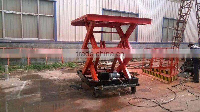 China 4-12m Vehicle mounted elevating platform scissor lift with CE