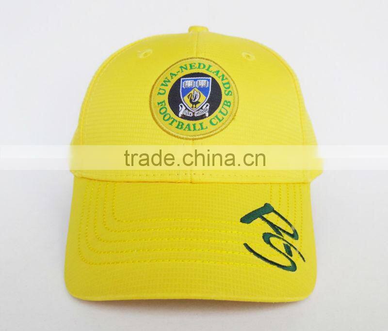baseball cap for football club high end dry fit kids hat custom OEM