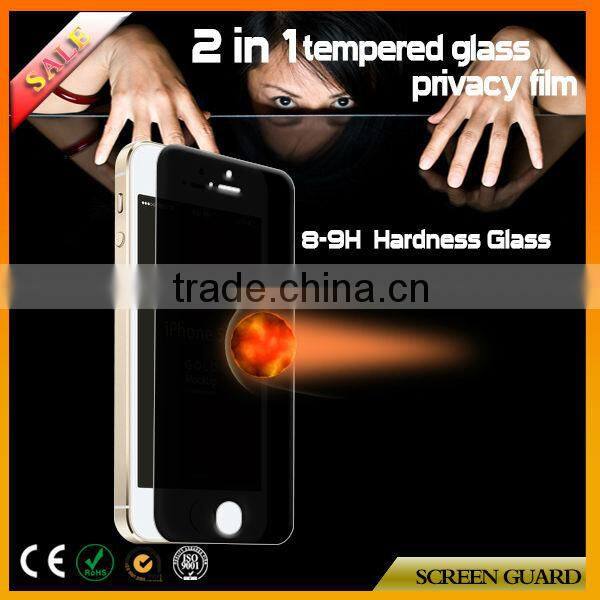 Good Quality Anti-oil Anti-spy Tempered Glass Privacy Film For Iphone5