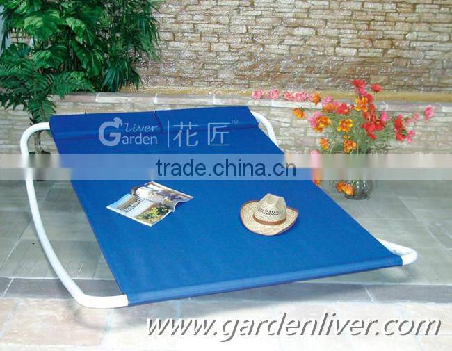 Outdoor cheap steel frame free standing hammock double hammock