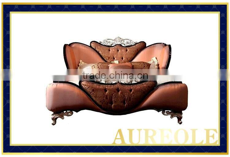 AK-7073 2015 Trustworthy China Supplier Simple Design Wooden Bed