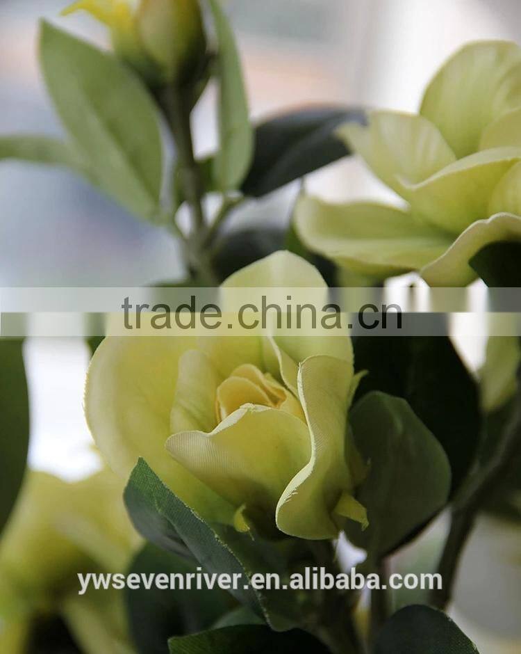 Classical gardenia decorative floral household act the role ofing is tasted The simulation flower silk flowers The table flowers