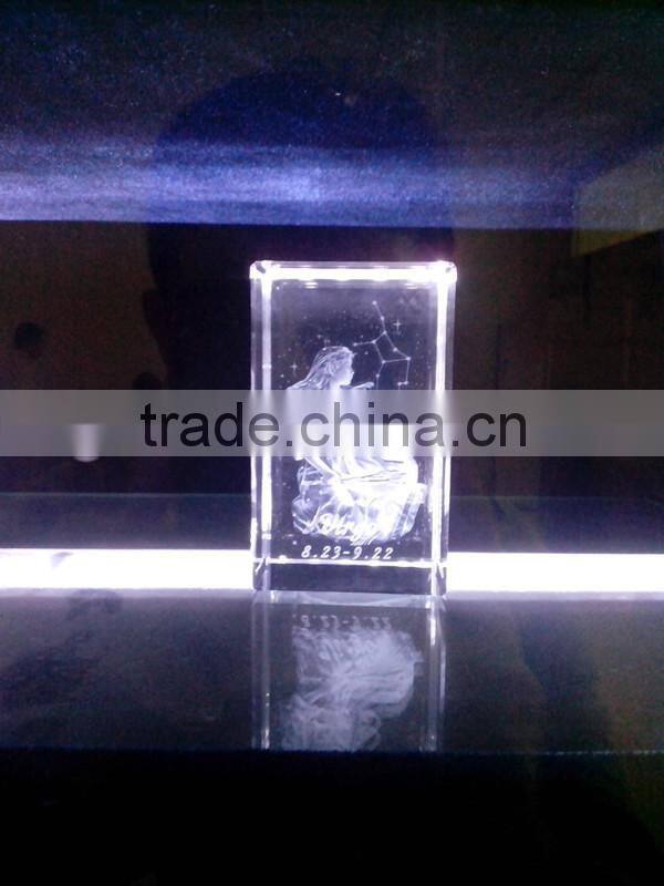 Remax-C1 Christmas crystal gifts 3d laser engraved crystal cube machine machine for christmas gifts