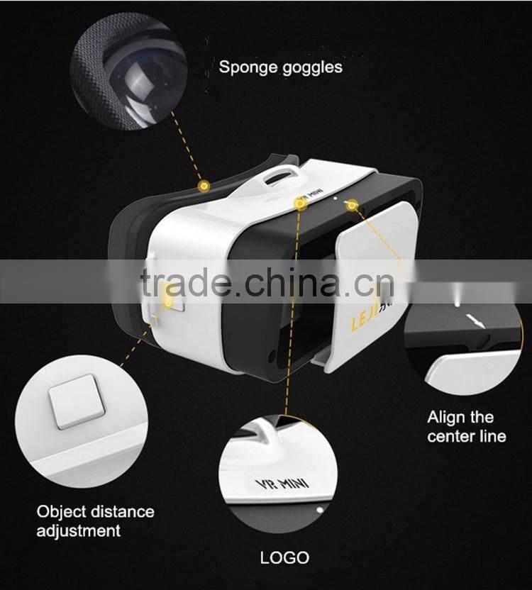 New Arrival!!2016 3d virtual reality glasses vr 3d glasses for smartphones vr box mini wholesale alibaba