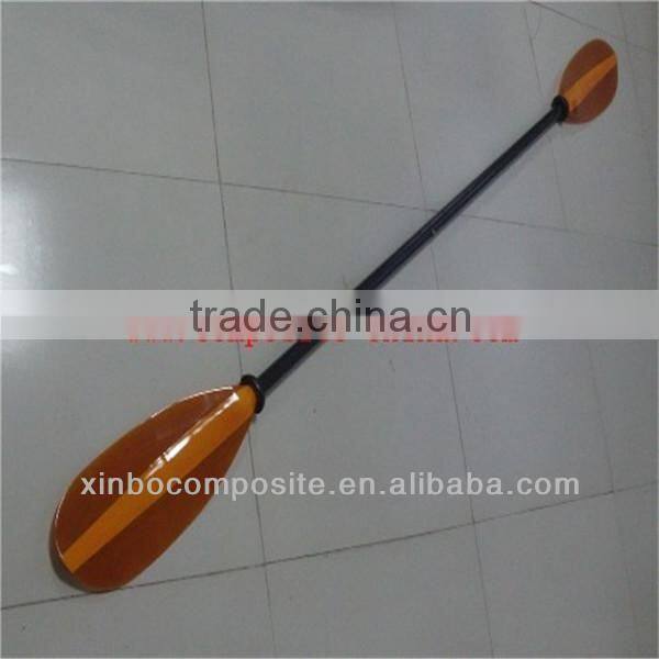 High safety rainbow Color Fiberglass Kayak Paddle With Straight Paddle Shaft