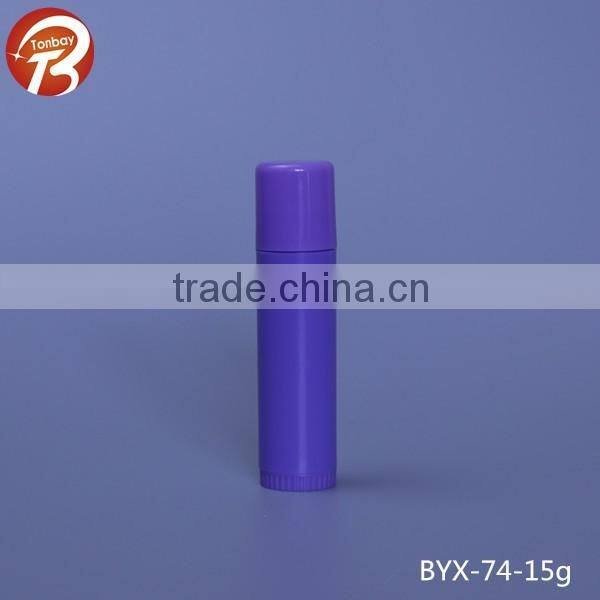 5g empty plastic lip gloss tube, lipstick tube