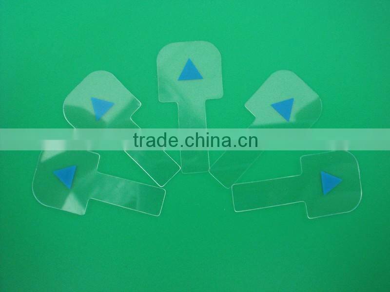 CR2032 battery clear plastic battery pull tab