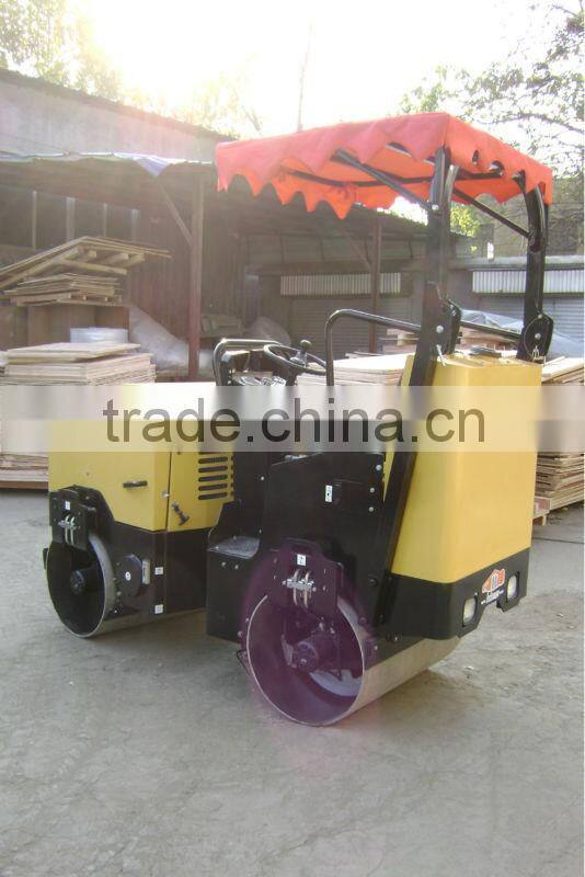 mini compactor,double drum JYL51C,work weight 1.8ton,UK engine