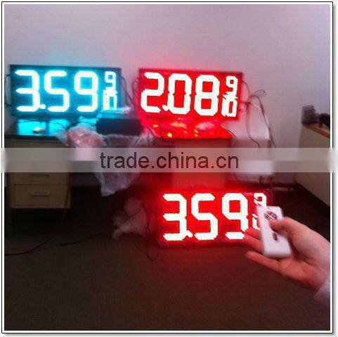 24" 4 digits 8.889,8.888,8.88 9/10 led gas digital display