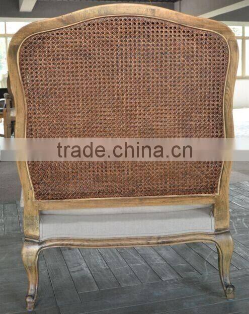 Hot sale series chaise lounge, Upholstered rusitc design sofa chair