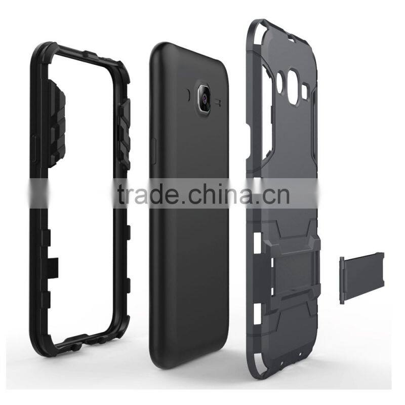 Fahsion Cool Phone holder Cover Case for J2 Mobile Phone Back Shell with stents MT-4787