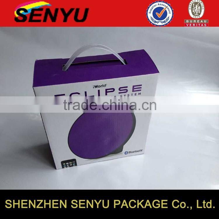 Creative Recylcled Small Empty Paper Box Printing for Sound Speaker