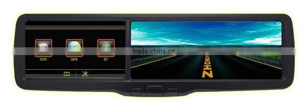 Rearview mirror car gps with dvr CE/FCC