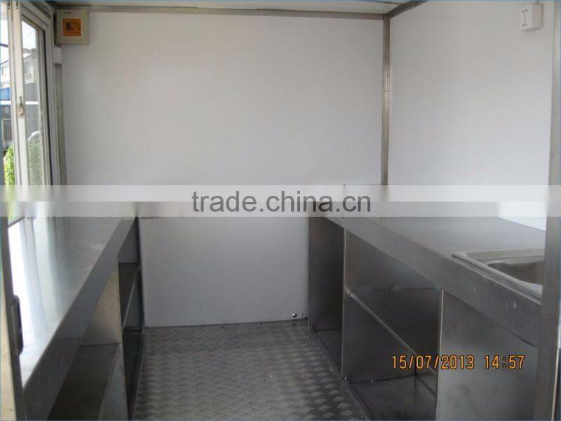 Easy Use Snack Food Processing mobile catering food trailer
