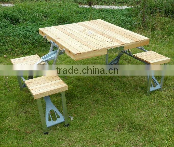 4 seats plastic folding table camping