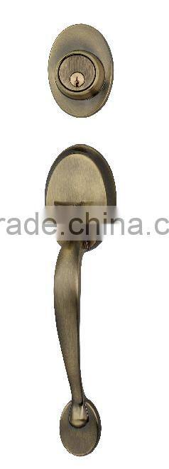 Japanese high quality and security classical handle lock for entrance, by ALPHA.