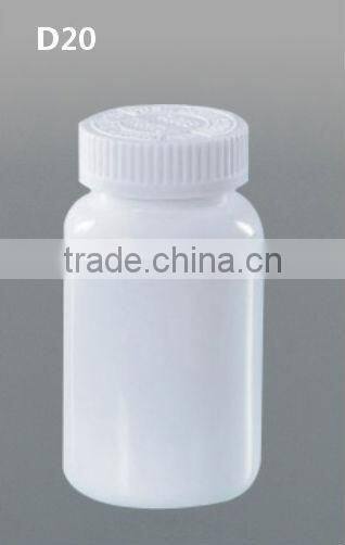 PET clear pill bottle with Childproof lid