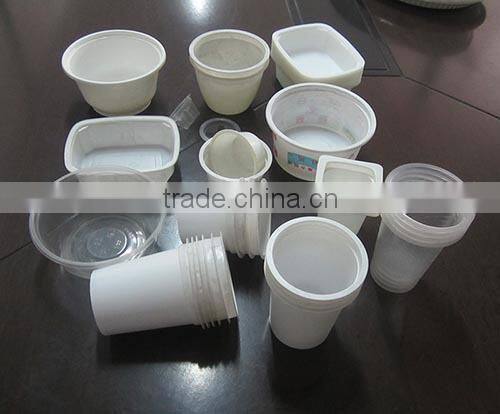 HGMF-660-360 Full servo motor PLC control China thermoforming machine making plastic cups