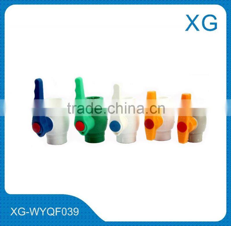 Brass handle brass ball stop vale/brass insert ppr pipe stop valve/brass ball cock valve/stop valve dn20