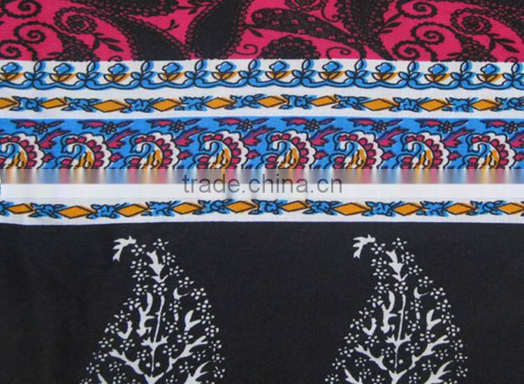 wholesale fabric china New style Fashion Plain custom rayon print
