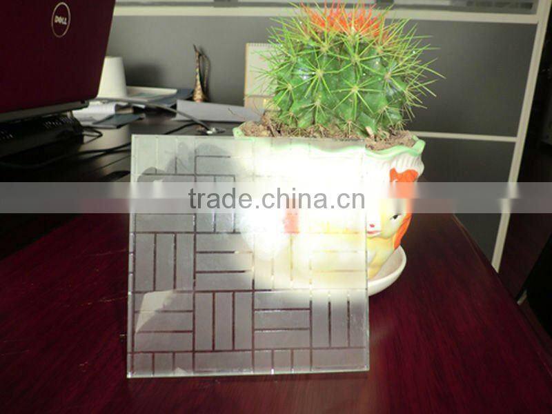 4-6mm Acid Glass/acid float glass/inside decorative glass