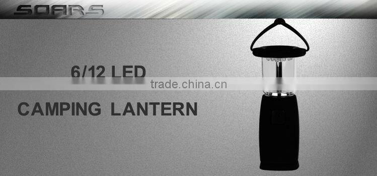 NS9203-12 LED solar camping Light hand crank dynamo rechargeable plastic camping lantern