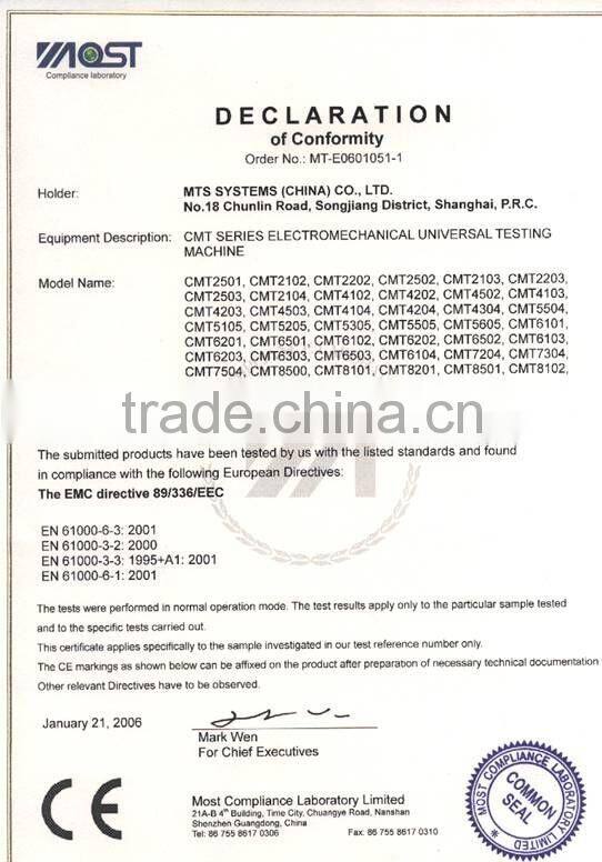 electronic fiber tensile strength testing machine