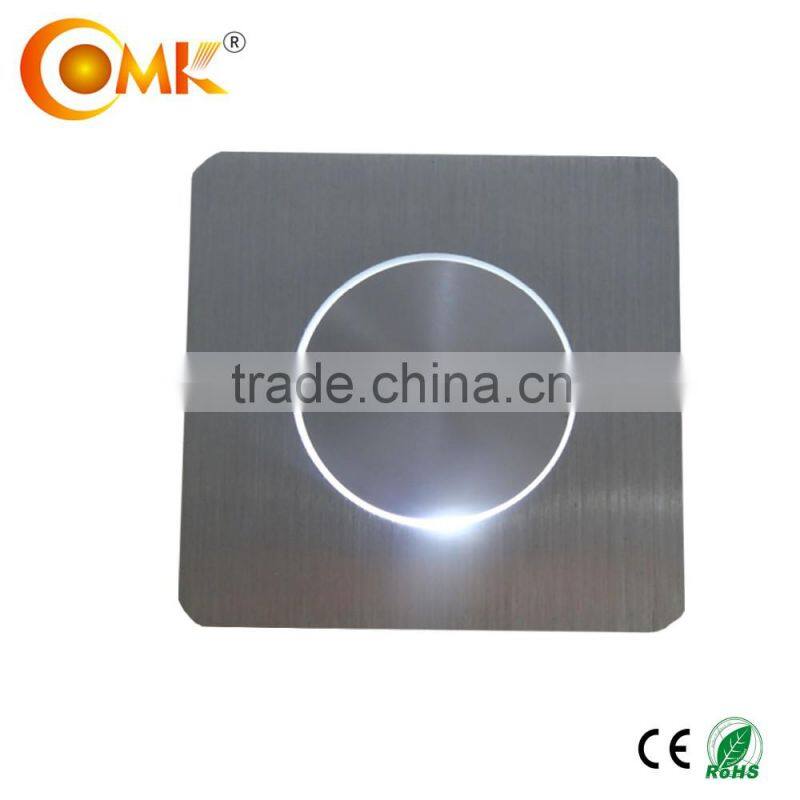 1w/3w indoor square recessed wall light