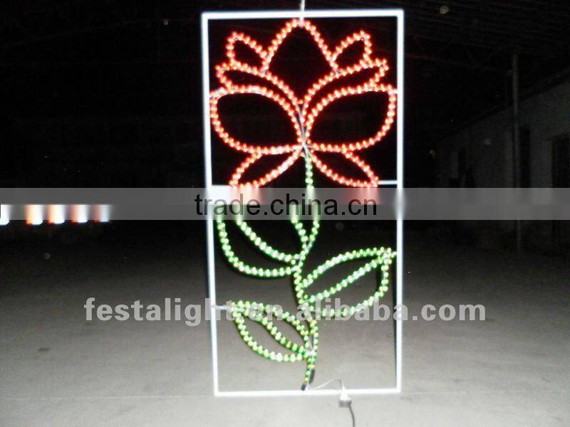 Romantic LED silhouette lights as a present
