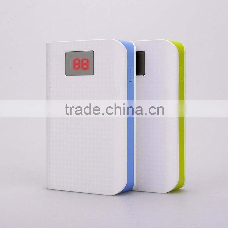 Promotional 6600mAh dual usb ports portable power bank for cellphones