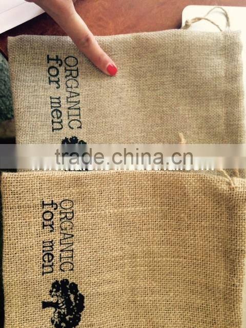 Oct new large Hemp Jewelry Pouches With Logo Printed