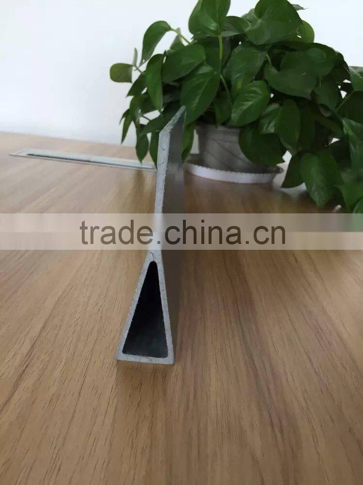 FRP gray 120mm triangular hollow fiberglass steel beam for pig farming equipment