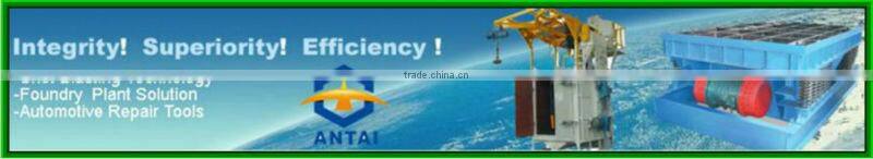 Continuous hook shot blasting machine