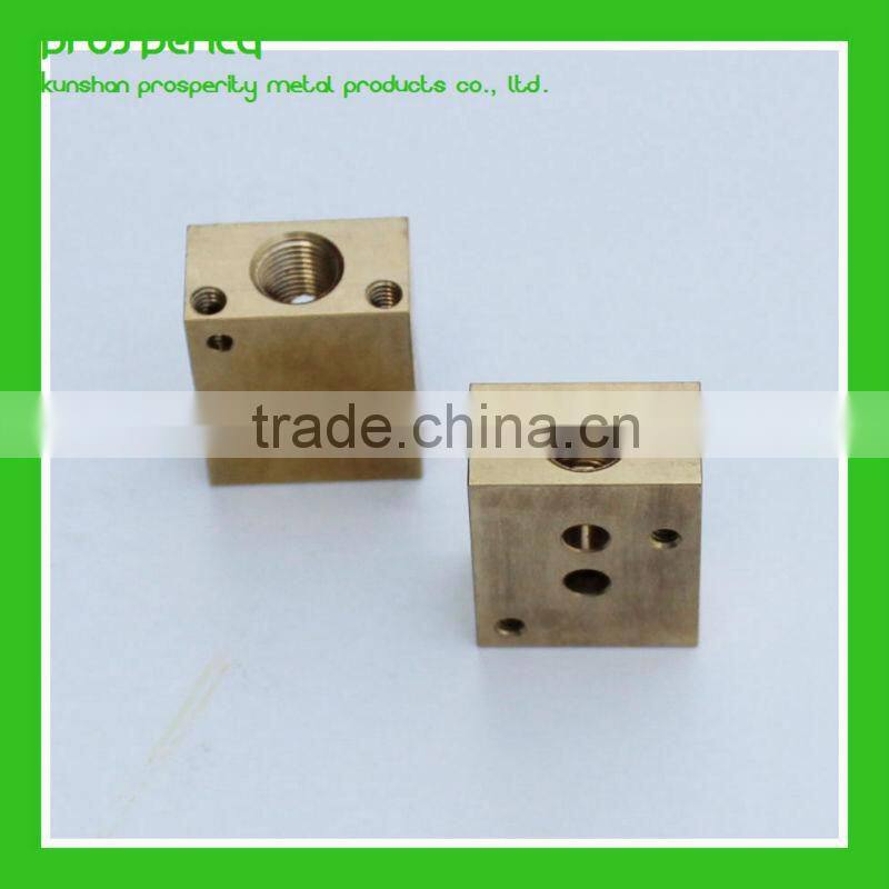 custom cnc machining brass parts by central machinery lathe