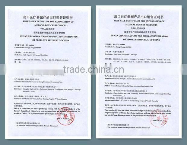 TGL-16 hematocrit centrifuge machine