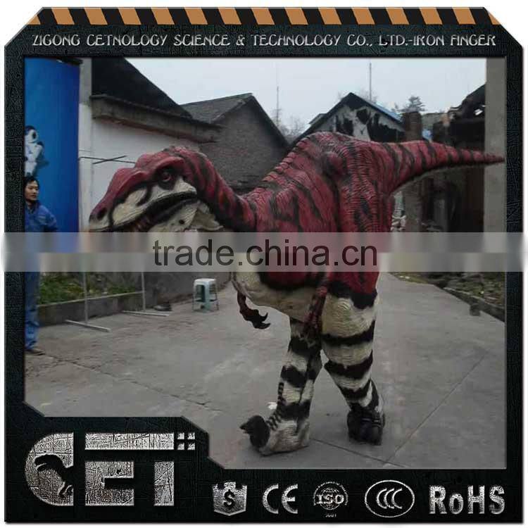 Realistic Artificial Walking Dinosaur Costume for Adults