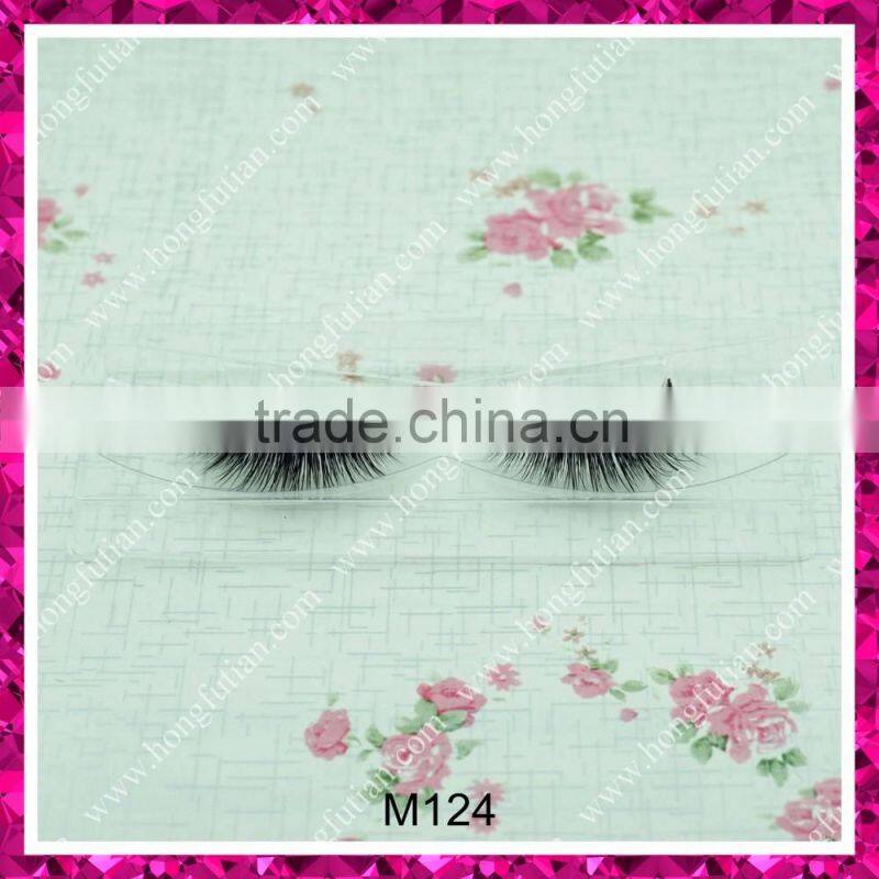 Deluxe hot sale mink eyelashes black colour volume lashes manufacturer