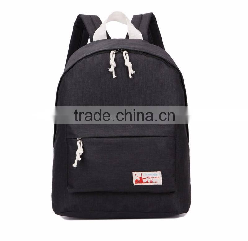 High quality fashionable canvas backpacks for school teenage girls