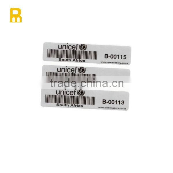 Hot!!! 2014 new products custom logo metal asset tag with qr code