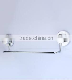 Bathroom metal single towel rail with suction cup