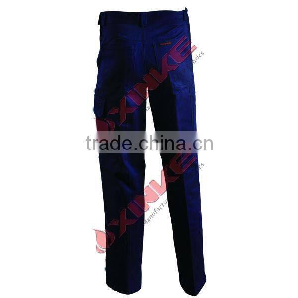navy insect repellent trousers for outdoor worker